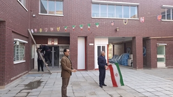 آماده‌سازی و فضاسازی مجتمع دانشگاهی گلدشت به مناسبت دهه مبارک فجر_ بهمن ماه 1404